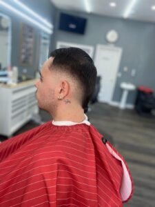 Precision haircut at Nelson Barbershop